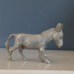 Puter Donkey Figurine